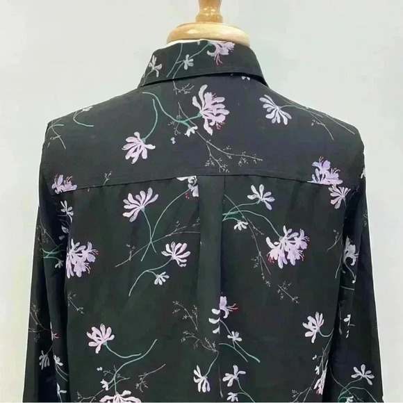 Banana Republic Dillon Classic Floral Button Down Blouse A93 - Picture 4 of 9